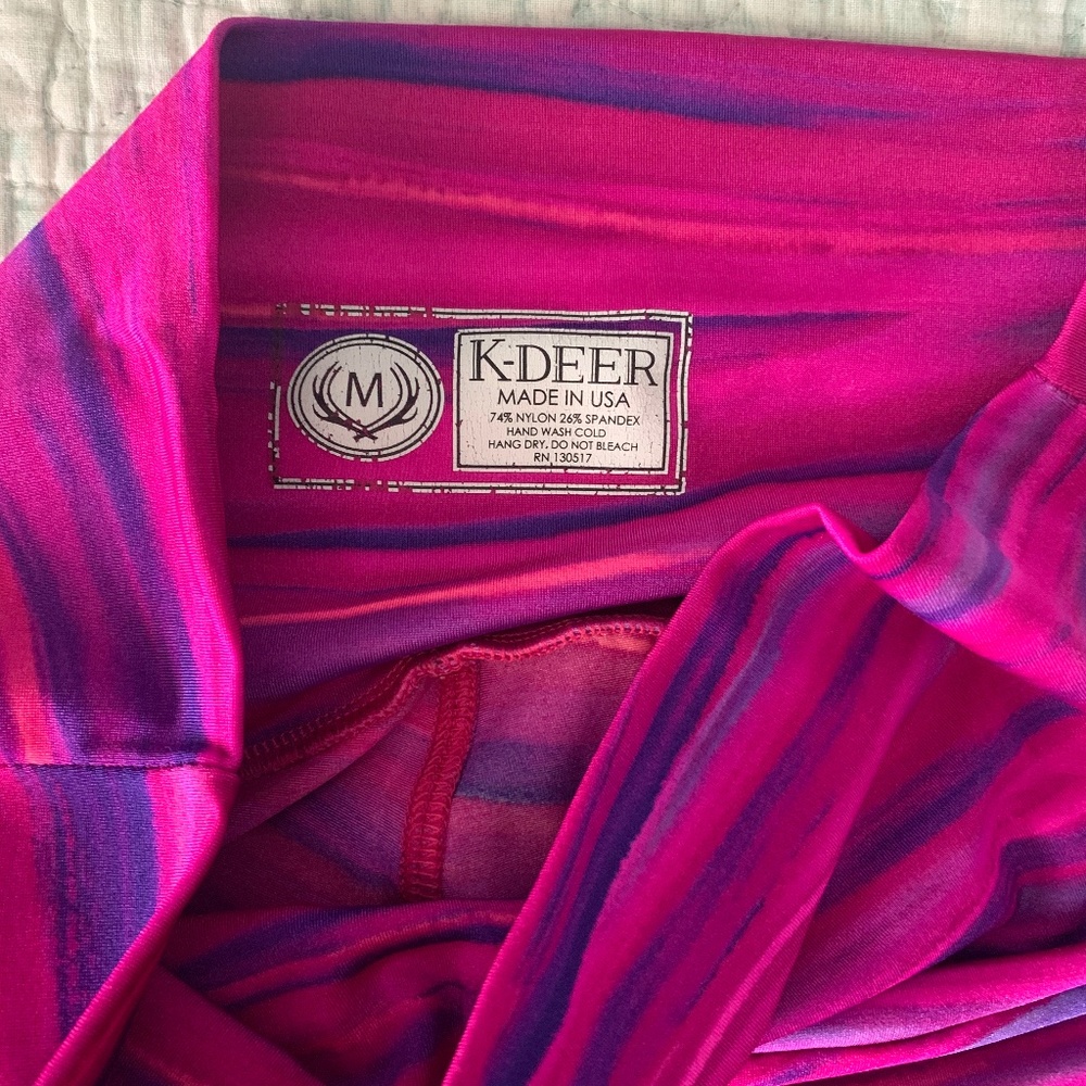 Pink/Purple K-Deer Leggings Medium